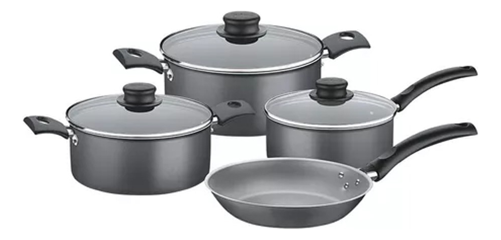 D_NQ_NP_864054-MLA74215062341_012024-F.jpg Bateria De Cocina Tramontina Aluminio Antiadherente 5 Piezas Negro - Image 1