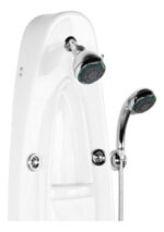 Columna De Ducha Blanca Panel Con Jets Y Duchador + Escocesa - Image 5