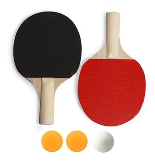 D_NQ_NP_869104-MLA31099410926_062019-F.jpg Set Ping Pong Tenis De Mesa 2 Paletas 3 Pelotas Ramos Mejia - Image 1