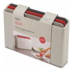 Kit Joseph Duo: Set X3 Tablas De Cortar Encastrables Reforzadas + Organizador Bandeja Para Cuchillos - Image 2