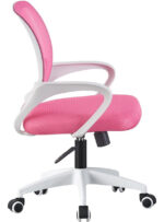 Silla De Oficina Ergonomica Regulable 100% Calidad Rosa Rosa Malla - Image 2