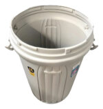 Contenedor De Residuos C/tapa Y Agarre 70lts Tacho Basura Beige - Image 2