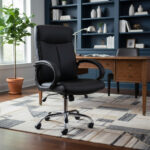 Silla Oficina Asenti Presidencial Giratoria Negra Ergonómica Con Apoyabrazos Negro