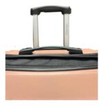 Valija Rigida Calvin Klein Texturizada Grande Cierre Tsa  Rosa Lisa - Image 3