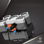 Linterna Tipo Vincha Minera Luz Led Potente Recargable Usb - Image 3