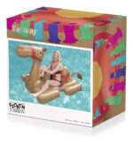 Inflable Flotador Camello Bestway Colchoneta Diseño Premium Marrón - Image 7