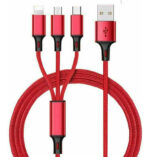 Cable De Carga Usb 3 En 1 Ficha Multiple Diseño Calidad - Image 10