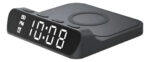Cargador Inalambrico Havit Reloj Multifuncion Carga Rapida Negro