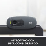 Webcam C270 Logitech Color Negro Hd - Image 3