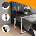 Mesa Plegable Auxiliar Reforzada Con Ruedas Premium - Image 4