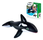 Inflable Ballena Orca Gigante Bestway Playa Pileta 41009 Color Negro Con Blanco Negro/blanco