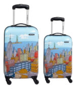 Set X2 Valijas Samsonite New York Rigida Importadas Premium