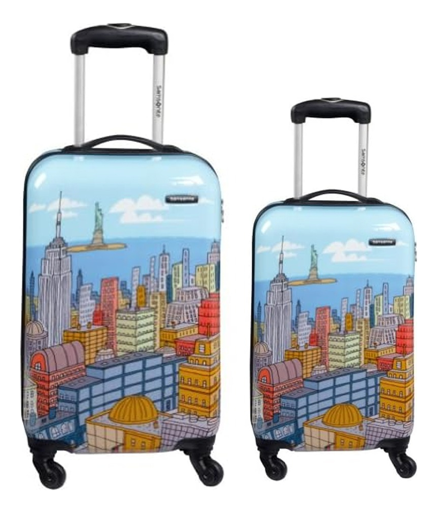 D_NQ_NP_882016-MLA83060035691_032025-F.jpg Set X2 Valijas Samsonite New York Rigida Importadas Premium - Image 1