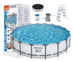 Pileta Bestway Estructural 549x122 Completa + 4 Colchonetas Steel Pro - Image 2