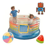 Juego Inflable Saltarin Transparente Pelotero Intex Jump O Lene 48264 182x86 Cm - Image 2
