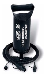 Inflador Manual Bestway 30cm 3 Picos Para Colchones Piletas Negro