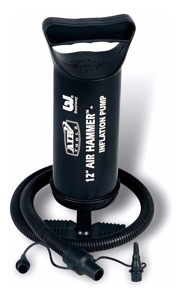 D_NQ_NP_884884-MLA31046995100_062019-F.jpg Inflador Manual Bestway 30cm 3 Picos Para Colchones Piletas Negro - Image 1