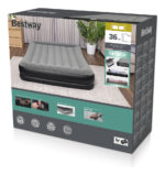 Colchon Inflable 2 Plazas Inflador Electrico Bestway 67725 Negro - Imagen 11