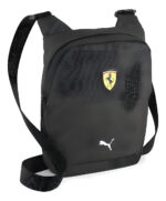 Bolso Morral Puma Ferrari Con Correa Ajustable 2019 Color Negro Diseño De La Tela Lisa