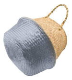 Set X2 Canastos Seagrass Tejido Organizador Maceta Premium - Image 5