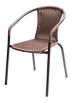Silla De Ratan Jardin Exterior Negra Natural Mod Premium - Image 11