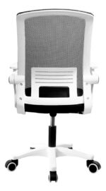 Silla Ejecutiva Empoli Em-3048 Ergonómica Apoyabrazos Abatibles Soporte Lumbar Blanco Mesh - Image 3