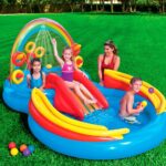 Pileta Centro De Juegos Intex Rainbow Inflable Con 2 Piletas - Image 4