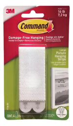 Set X8 Tiras Adhesivas Con Abrojo Para Cuadros 3m Command