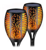 Estaca Solar Efecto Llama Para Exterior Jardin Patio 6hs Negro Etheos Es96ele - Image 2