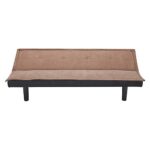 Sofa Futon Cama Chocolate Calidad Diseño Patas Madera Ramos Liso - Image 3