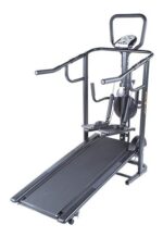 Cinta De Correr 4 En 1 Plegable Pantalla Caminar Caminadora Negro - Image 3