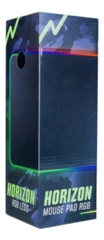 Mouse Pad Gamer Luces Led Rgb Retroiluminado Noga Horizon S Color Negro
