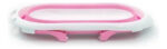 Bañera De Bebe Plegable Ultra Compacta 24 Litros Con Tapon Blanco Y Rosa Lisa - Image 2