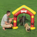 Bestway Rociador Aspersor Inflable Para Mascotas Premium Rojo - Image 4