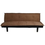 Sofa Futon Cama Chocolate Calidad Diseño Patas Madera Ramos Liso - Image 4
