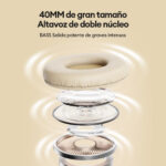 Auriculares Bluetooth Lenovo Th30 Thinkplus Jack 3,5 Bt 5.3 Negro - Image 9