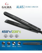 Planchita De Pelo Gama Alais Ceramic Shine Ion Color Negro - Image 4