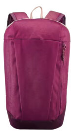 Mochila Urbana Y Senderismo Moderna Reforzada Premium Color Violeta Oscuro Diseño De La Tela Liso - Image 2