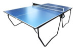 Mesa De Ping Pong Profesional Plegable C/ruedas Soporte Red Azul