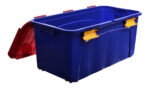 Caja Plastica Baul Organizador Plastico 90 Litros Reforzado  Azul - Image 5