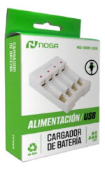 Cargador Pilas Recargables Aa Y Aaa X Usb Noga Ng 5900 Para 4 Pilas - Image 3