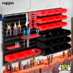 Organizador De Herramientas De Pared Nappo Tablero 46 Piezas Color Negro - Image 10