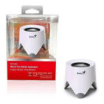 Parlante Portatil Genius Diseño Celular Tablet iPod Mp3 Color Blanco - Image 2