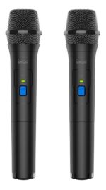 Set De 2 Microfonos Karaoke Para Ps3 Pc Xbox 360 Wii Negro