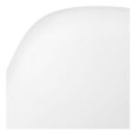 Mesa De Vidrio Clásica + 4 Sillas Poliuretano Comedor Blanco Liso - Image 9