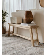 Pie De Cama Banco Madera Maciza De Alamo Premium - Image 5