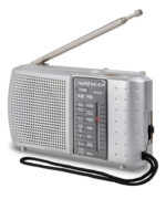Radio Am/fm Portatil Con Parlantes Producto Exclusivo Ramos Color Gris