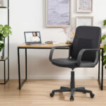 Silla De Oficina Negra Just Home, 100 Kg, Ecológica