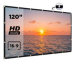 Pantalla Para Proyector 120 Pulgadas Portatil Premium Blanco