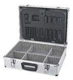 Maletin Caja Porta Herramientas Reforzado Premium Plateado